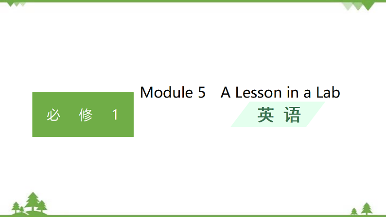 2021届高考英语外研版一轮复习 必修1 考点突破练 Module 5 A Lesson in a Lab01