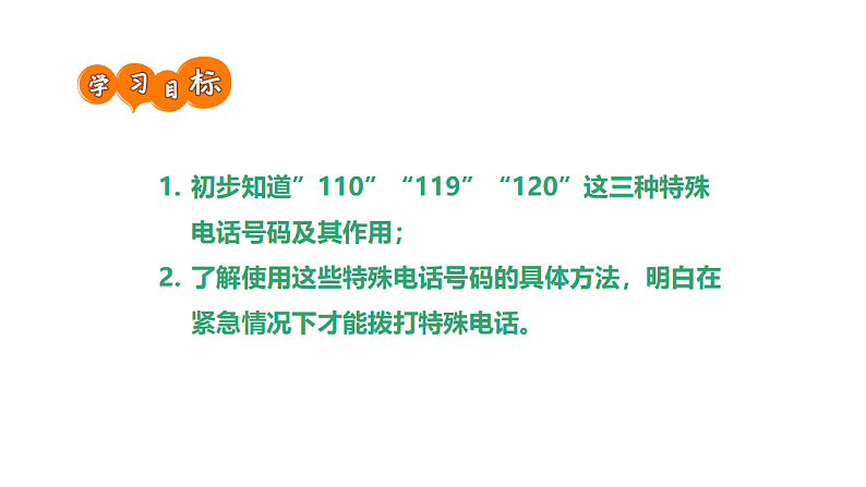 通用版  一年级主题班会  认识紧急电话  课件（27张PPT）第2页