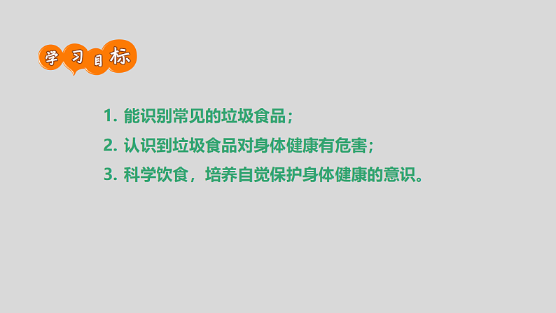 通用版 一年级主题班会  垃圾食品我不吃  课件（25张PPT）第2页